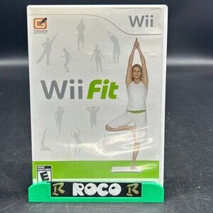 Wii Fit (Nintendo Wii, 2007) Fitness Exercise Game Complete W/ Manual